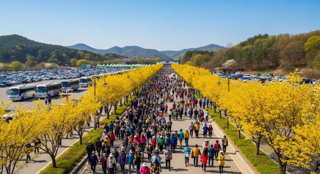 이천 백사 산수유꽃축제, 2026 산수유 축제, 이천 가볼만한곳, 산수유 개화시기, 이천 산수유마을 주차
