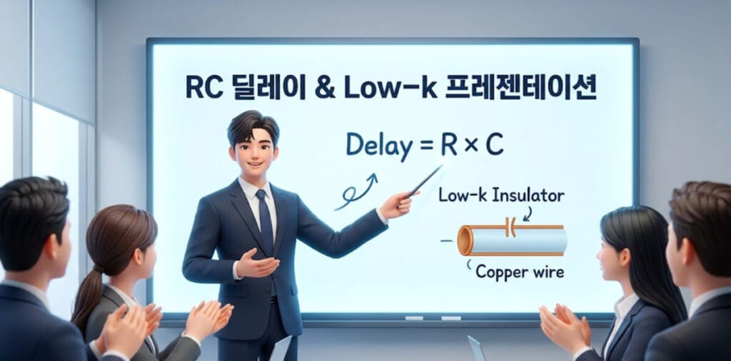 RC 딜레이, RC Delay, 반도체 배선 공정, 신호 지연, 저항