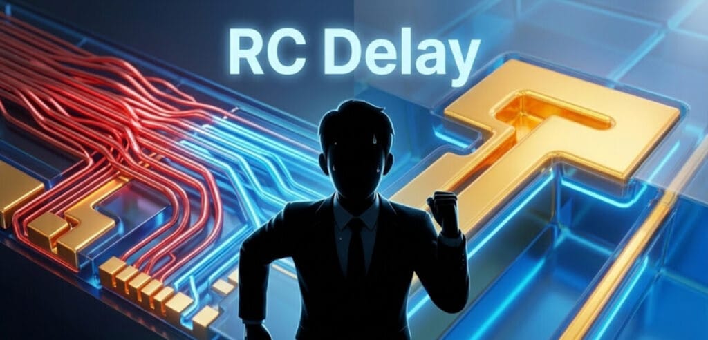 RC 딜레이, RC DELAY, 반도체 배선 공정, 신호 지연, 정전용량
