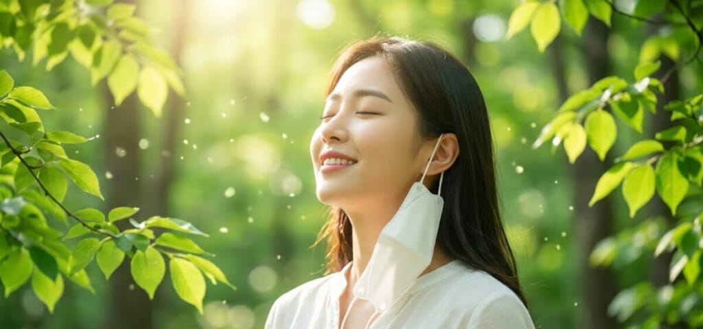 꽃가루지수, 봄철 알레르기, 비염 예방
, 기상청 꽃가루, 미세먼지 차이
